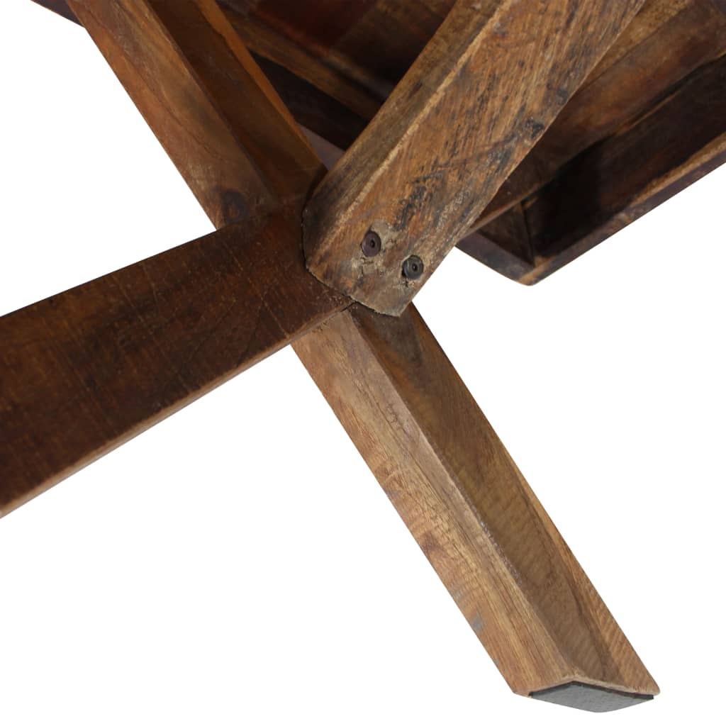 sofabord 110x60x45 cm blandet genbrugstræ