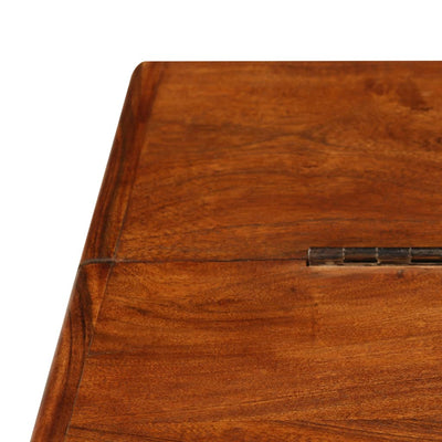 sofabord 110x55x35 cm massivt akacietræ med honningfinish