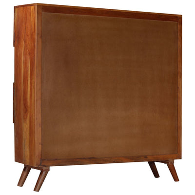 højskab 150x40x152 cm massivt genbrugstræ