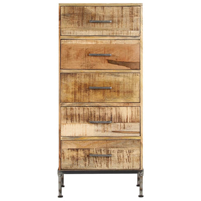 kommode massivt mangotræ 45 x 35 x 106 cm