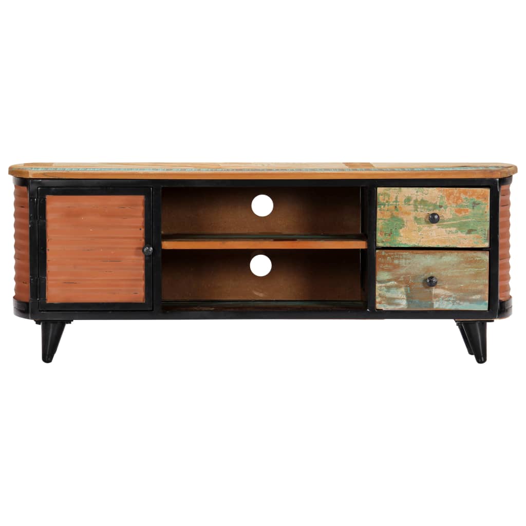 tv-skab 120x30x45 cm massivt genbrugstræ