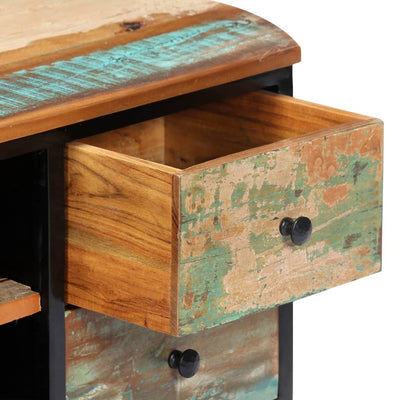 tv-skab 120x30x45 cm massivt genbrugstræ