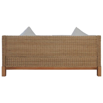 3-personers sofa med hynder naturlig rattan