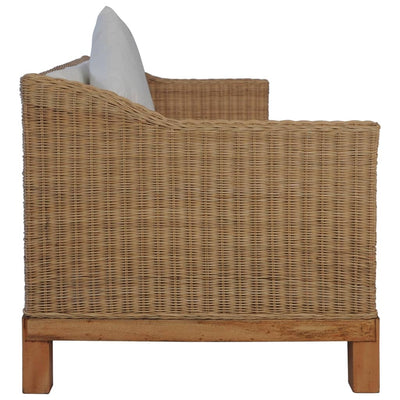 3-personers sofa med hynder naturlig rattan