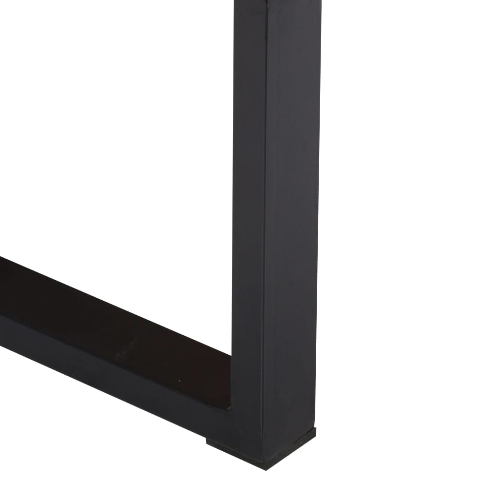 sofabord i kassettestil 100 x 52 x 45 cm massivt mangotræ