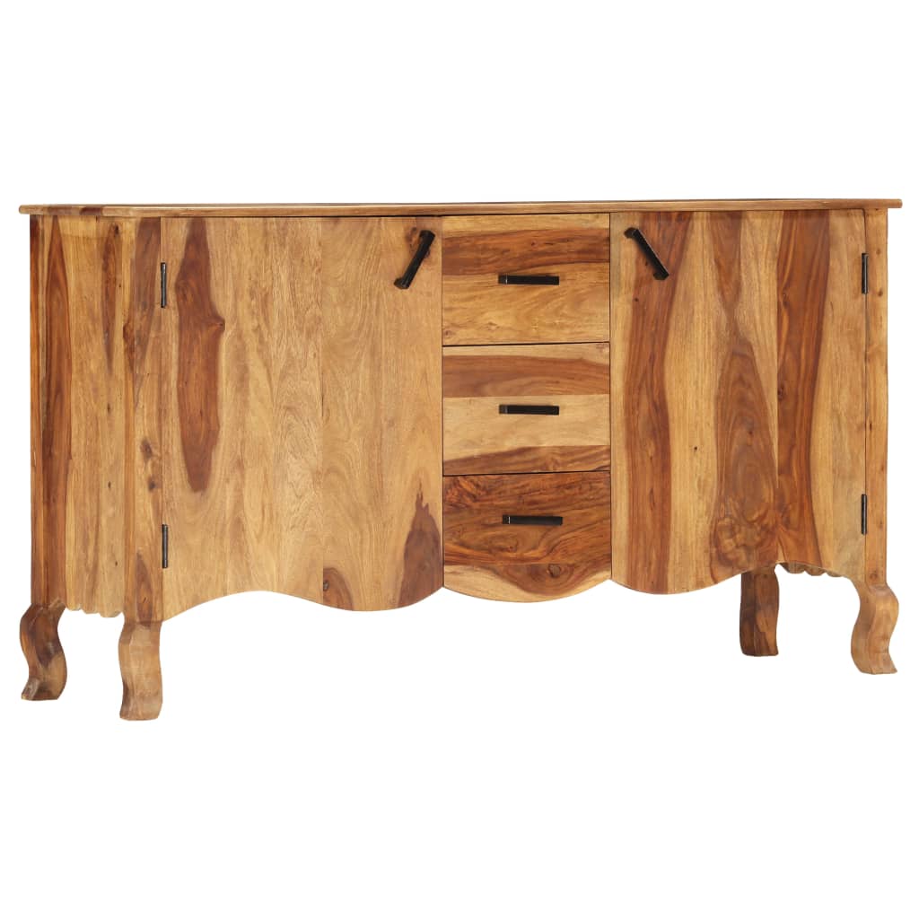 skænk 145x40x80 cm massivt træ