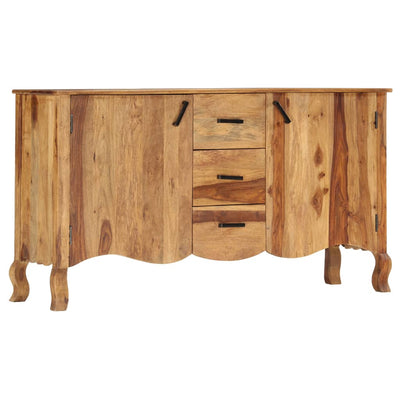 skænk 145x40x80 cm massivt træ