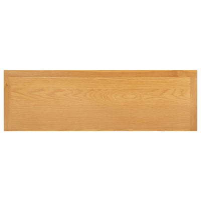 kommode 105x33,5x73 cm massivt egetræ