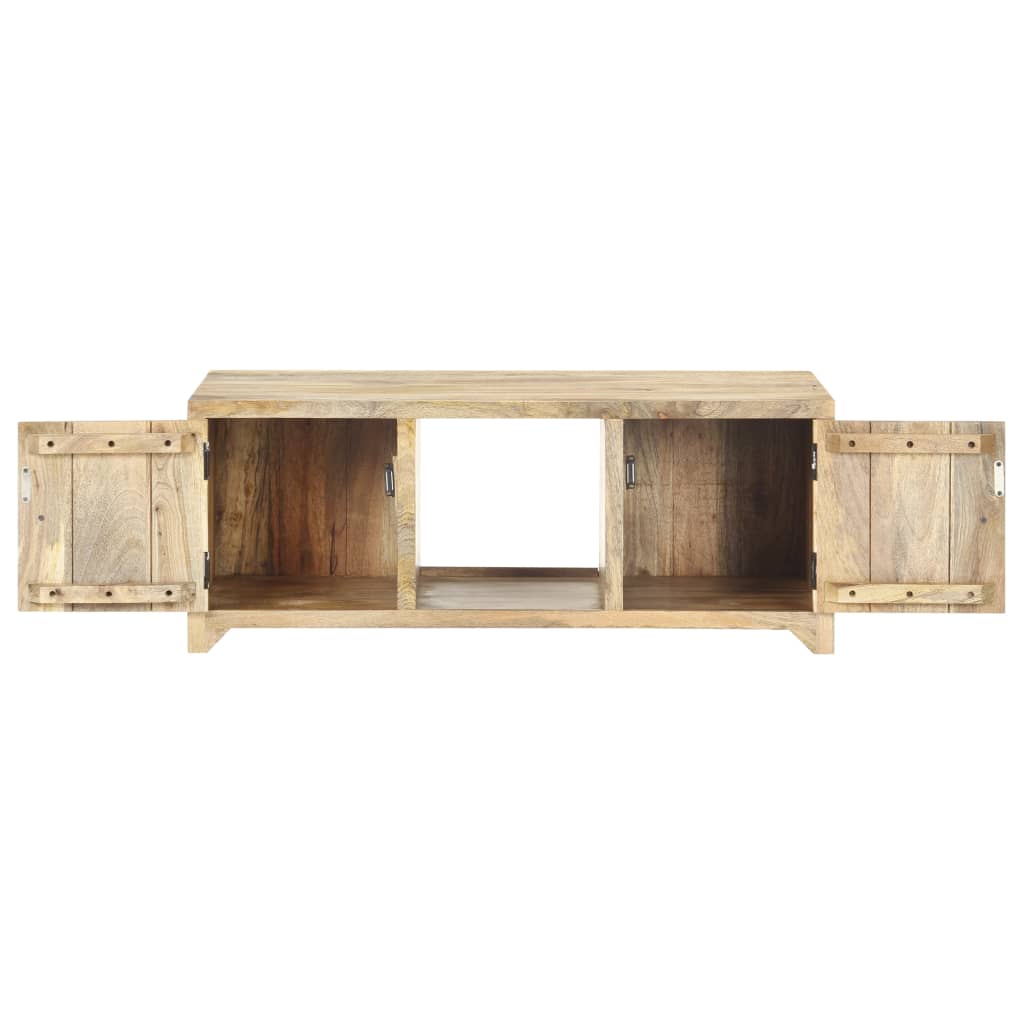 sofabord 90x50x35 cm massivt mangotræ