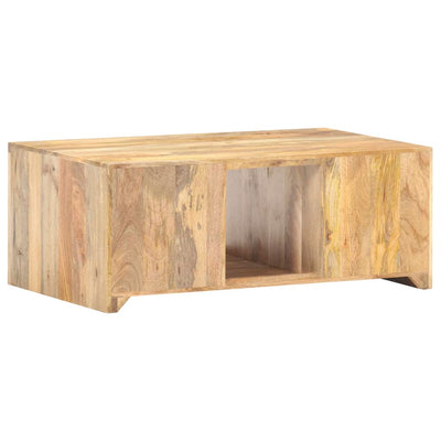 sofabord 90x50x35 cm massivt mangotræ