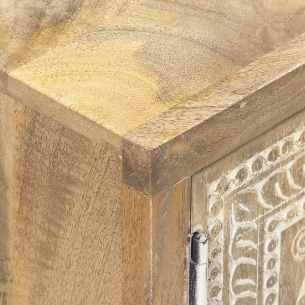 sofabord 90x50x35 cm massivt mangotræ