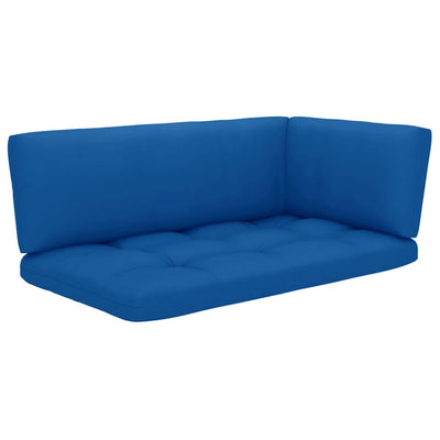 2-personers pallesofa med hynder imprægneret fyrretræ
