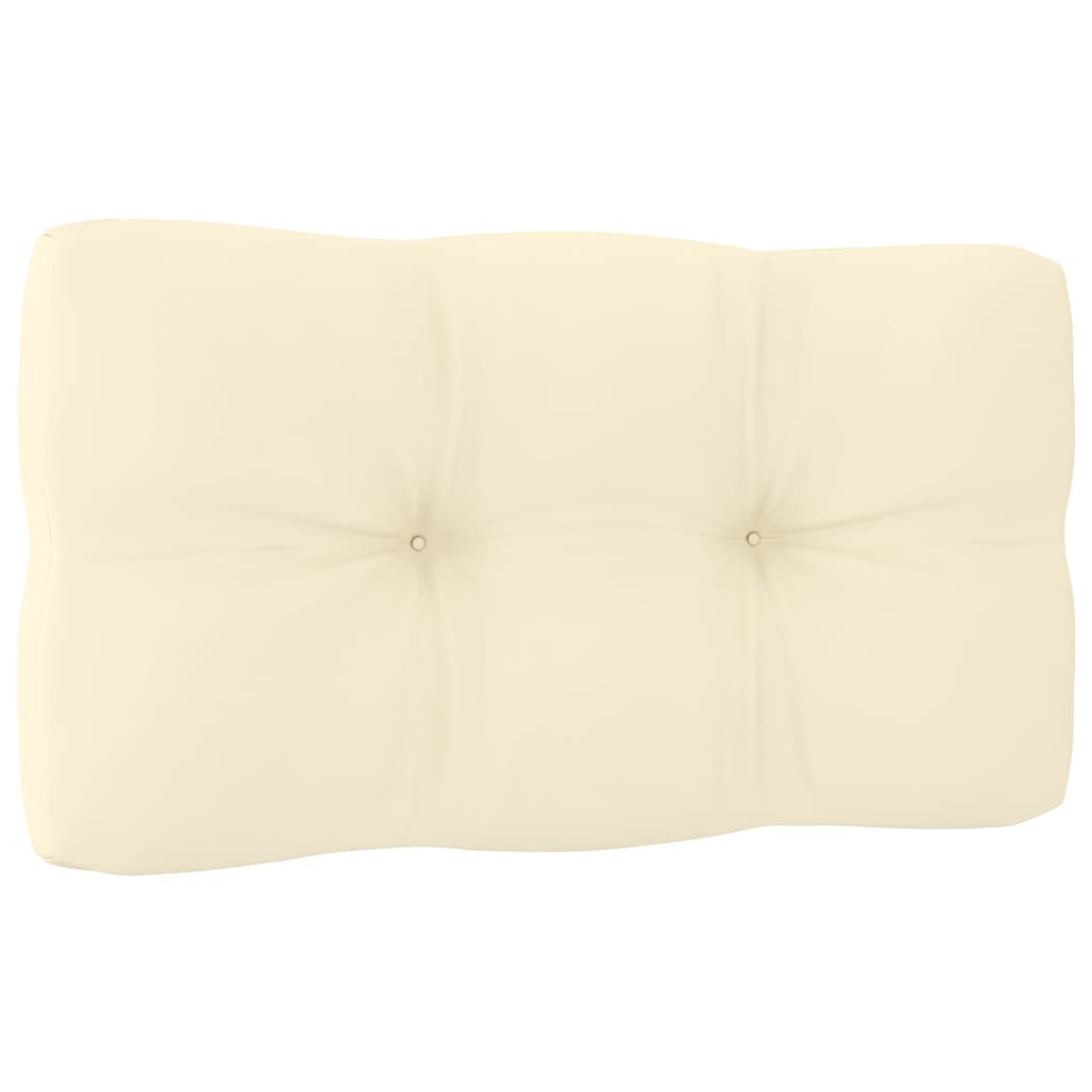 2-personers havesofa m. hynder massivt fyrretræ gyldenbrun