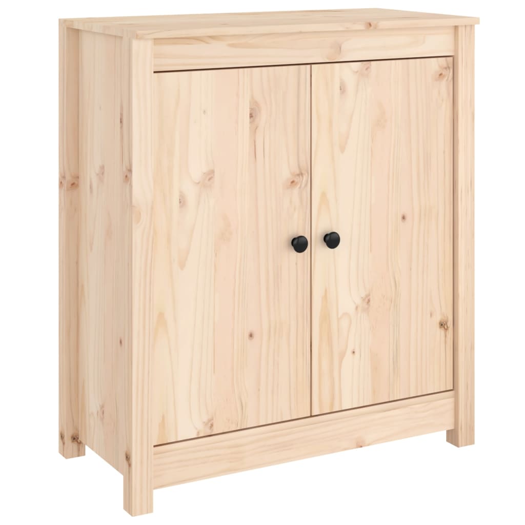 skænke 2 stk. 70x35x80 cm massivt fyrretræ grå