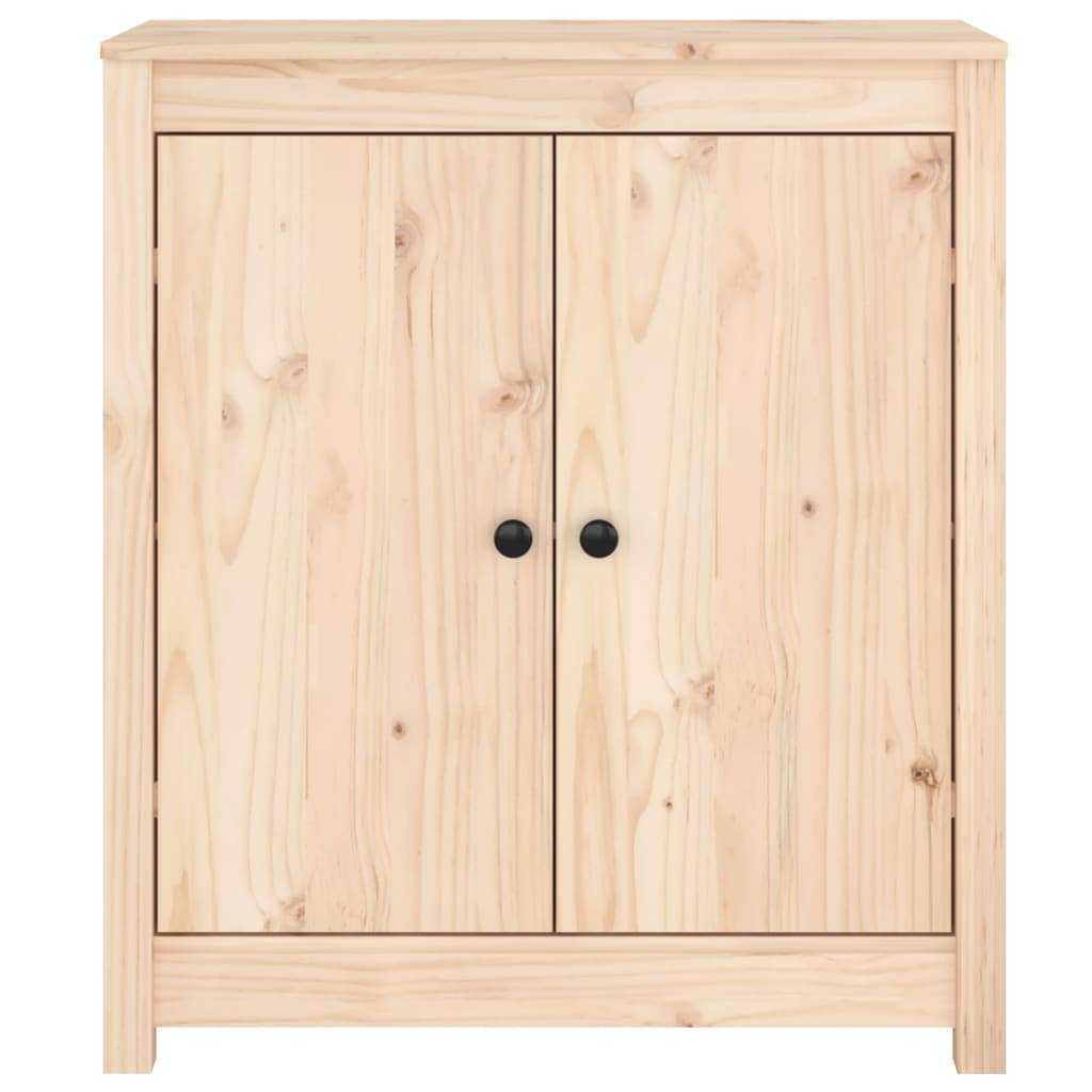 skænke 2 stk. 70x35x80 cm massivt fyrretræ grå