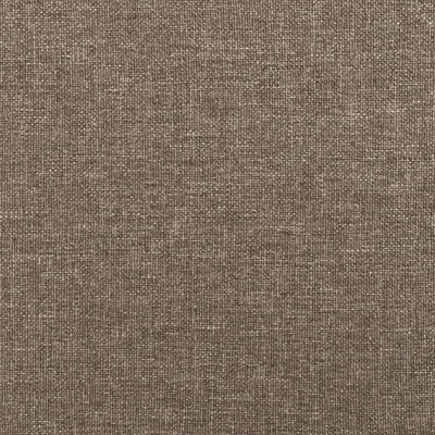springmadras med pocketfjedre 140x190x20 cm stof gråbrun