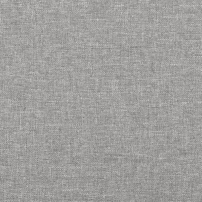 springmadras med pocketfjedre 160x200x20 cm stof lysegrå