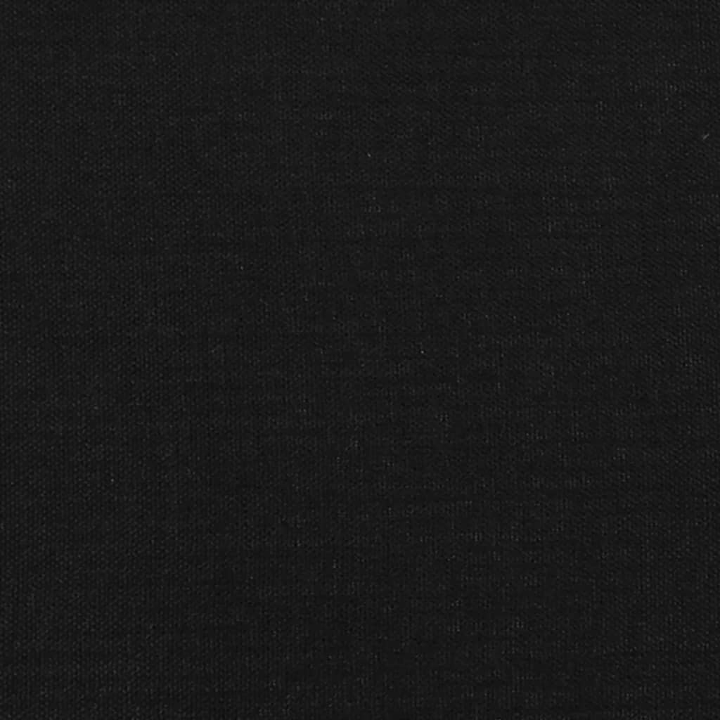 springmadras med pocketfjedre 160x200x20 cm stof sort