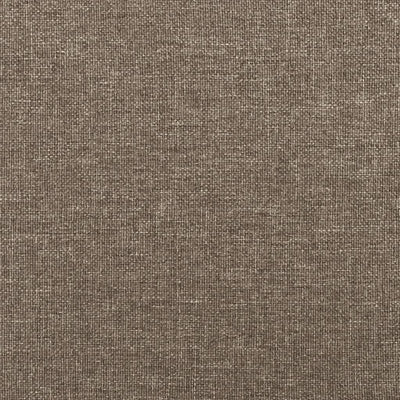 springmadras med pocketfjedre 160x200x20 cm stof gråbrun