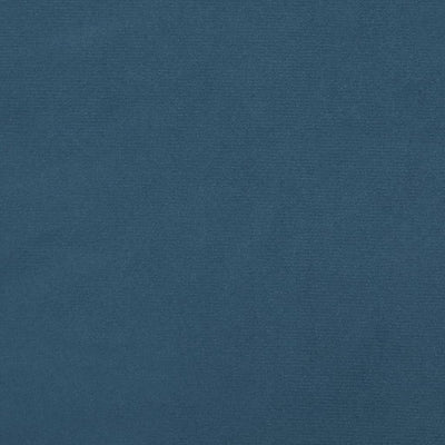 springmadras med pocketfjedre 160x200x20 cm fløjl mørkeblå