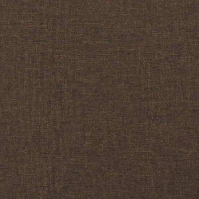 springmadras med pocketfjedre 180x200x20 cm stof mørkebrun