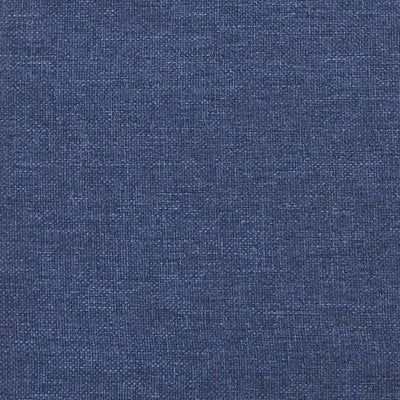 springmadras med pocketfjedre 180x200x20 cm stof blå
