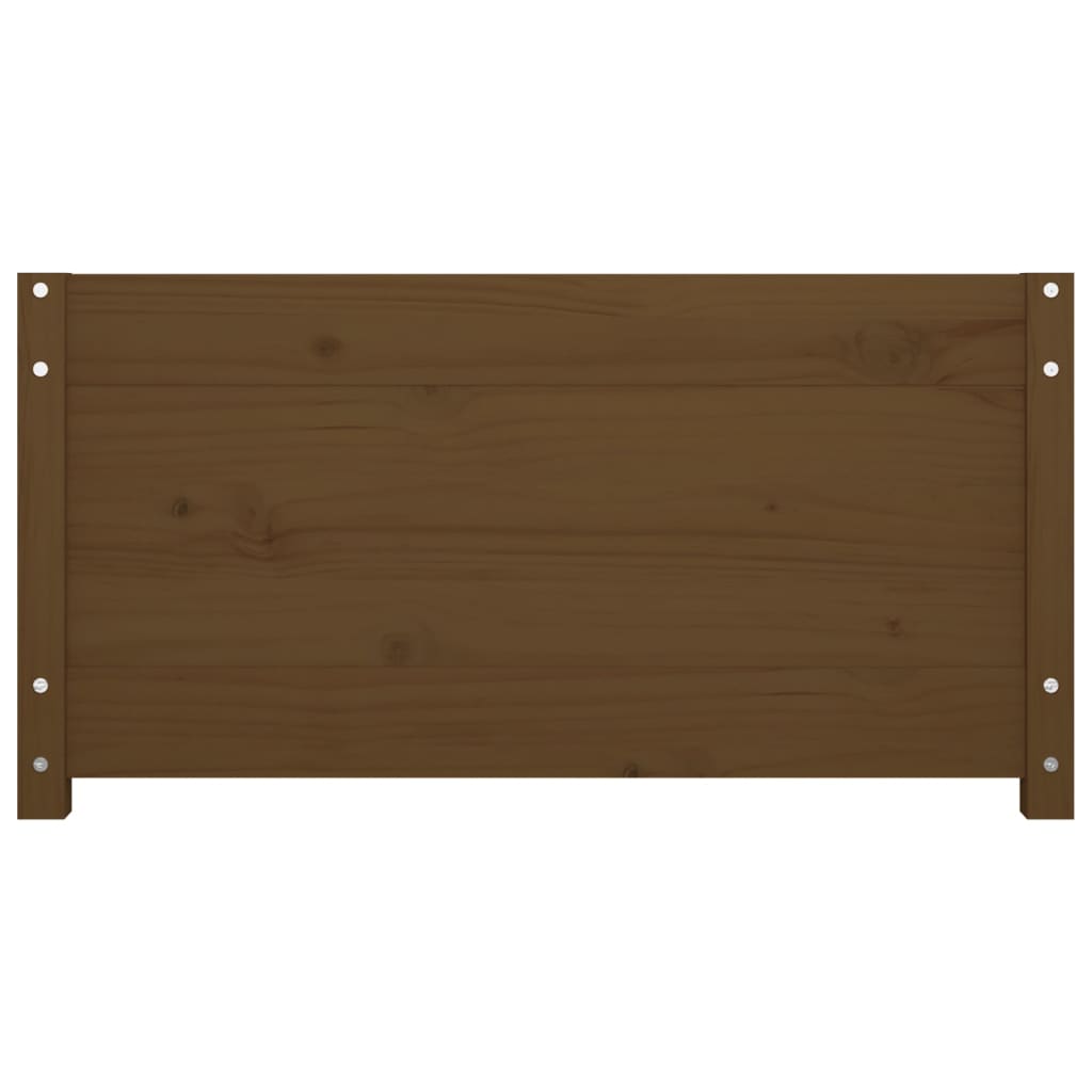 daybed 90x190 cm Single massivt fyrretræ gyldenbrun