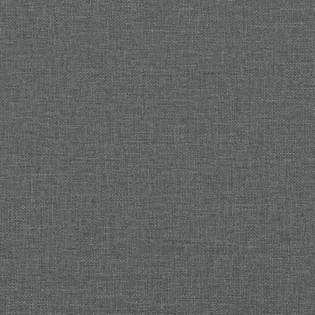 daybed med madras 90x200 cm stof mørkegrå