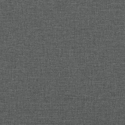 daybed med madras 90x200 cm stof mørkegrå