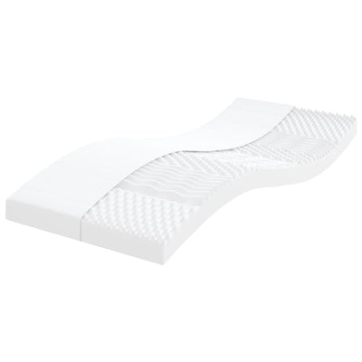 daybed med udtræk og madras 80x200 cm stof sort