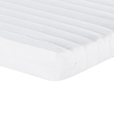 daybed med udtræk og madras 80x200 cm stof sort