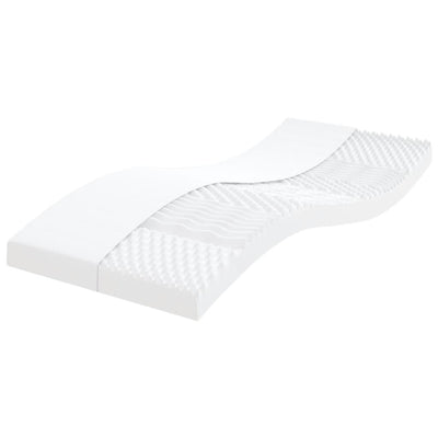 daybed med udtræk og madras 100x200 cm stof lysegrå