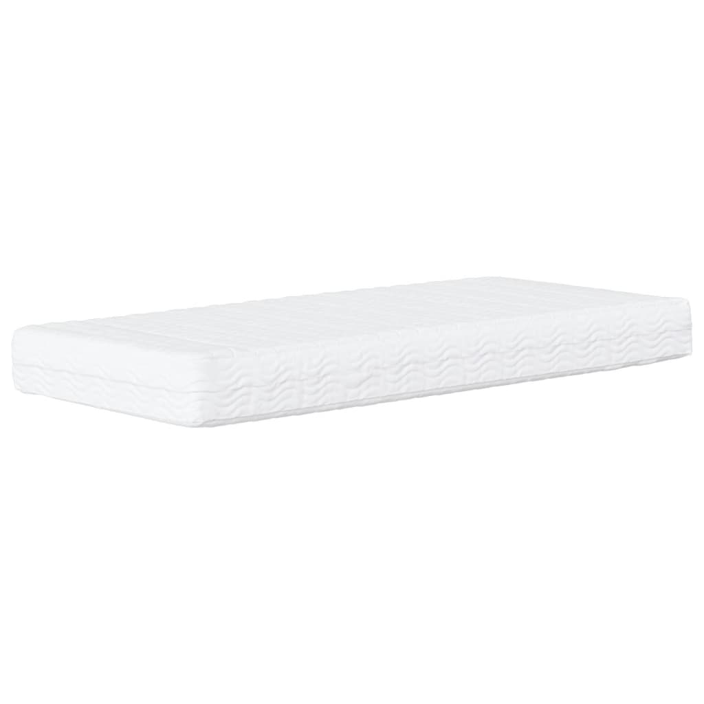 daybed med madras 100x200 cm velour gul