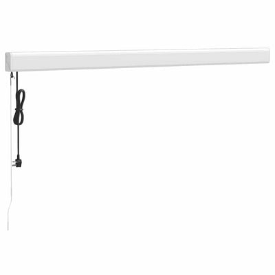 foldemarkise 3x2,5 m stof og aluminium gul og hvid