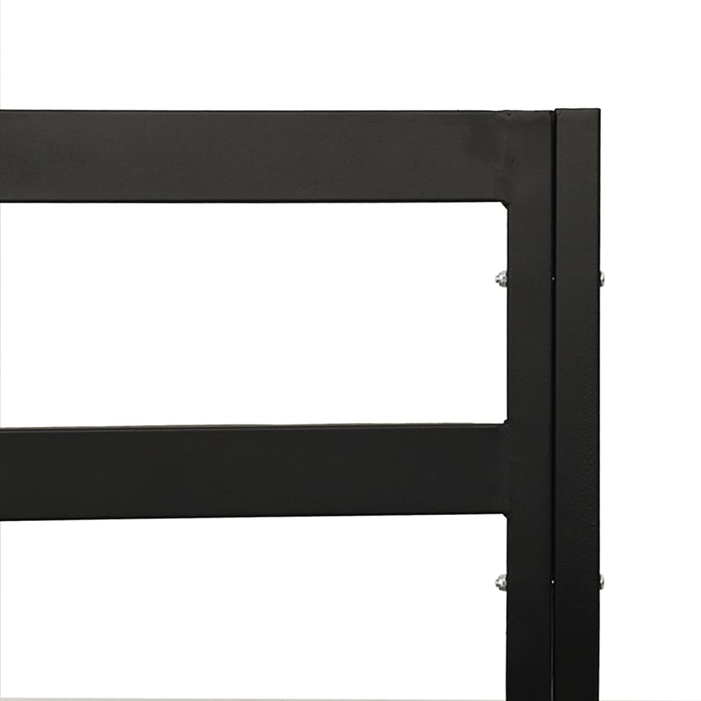 havestole 2 stk. med sandfarvede hynder 62x75x79 cm stål