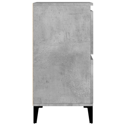 skænke 3 stk. 60x35x70 cm konstrueret træ betongrå