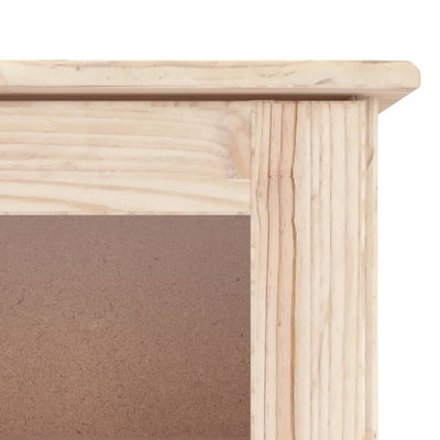 højskab ALTA 77x35x188 cm massivt fyrretræ