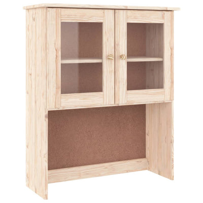 højskab ALTA 77x35x188 cm massivt fyrretræ