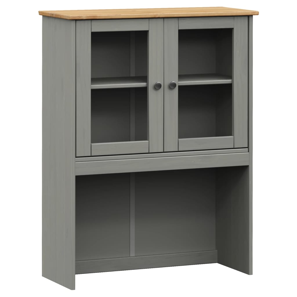 skænk VIGO 78x40x175 cm massivt fyrretræ grå
