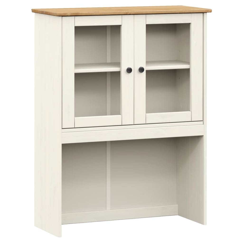 skænk VIGO 78x40x175 cm massivt fyrretræ hvid