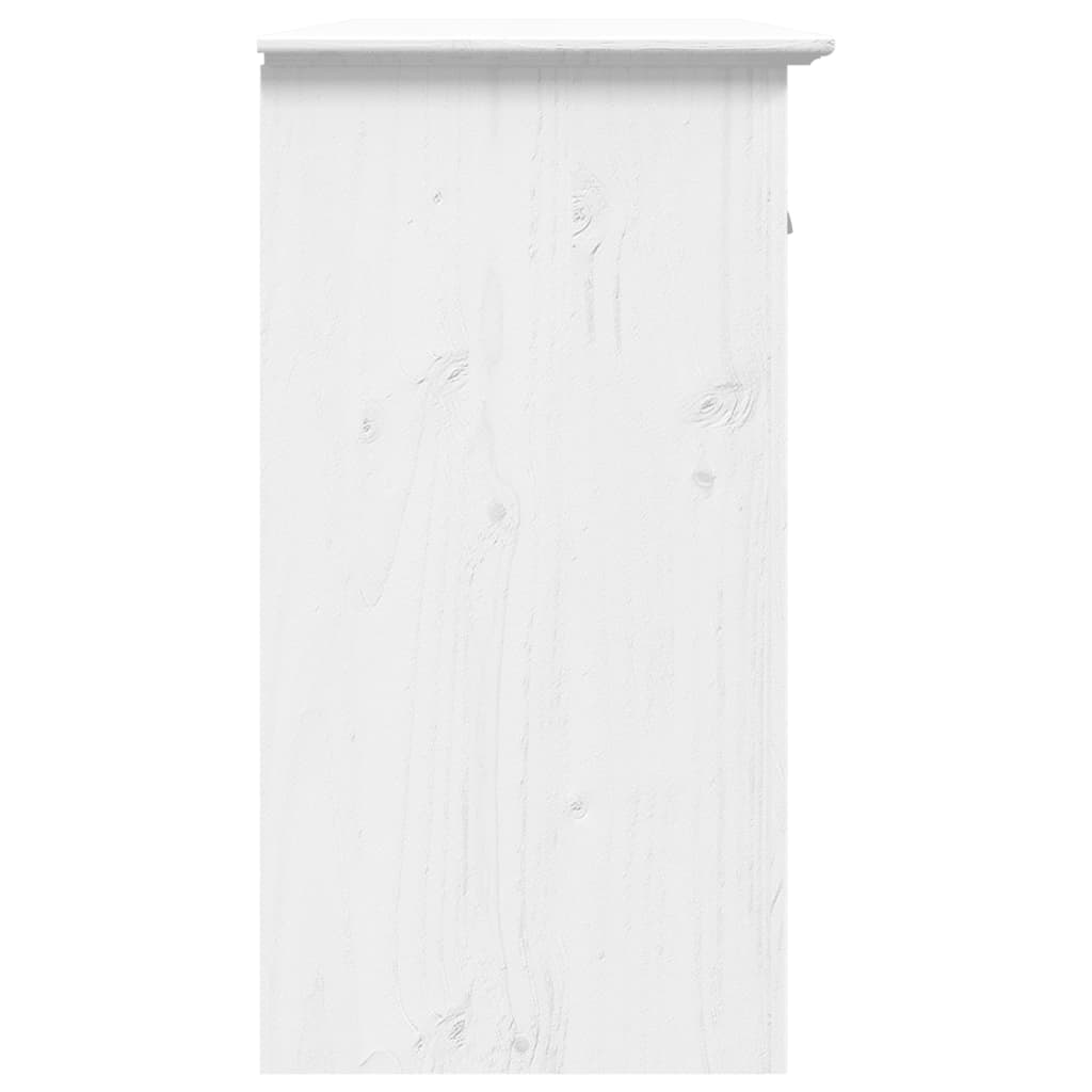 klædeskab BODO 115,5x44x80 cm massivt fyrretræ hvid