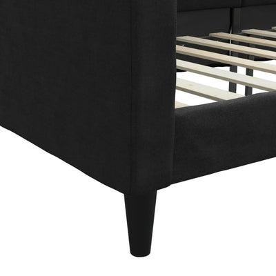 daybed 90x190 cm stof sort