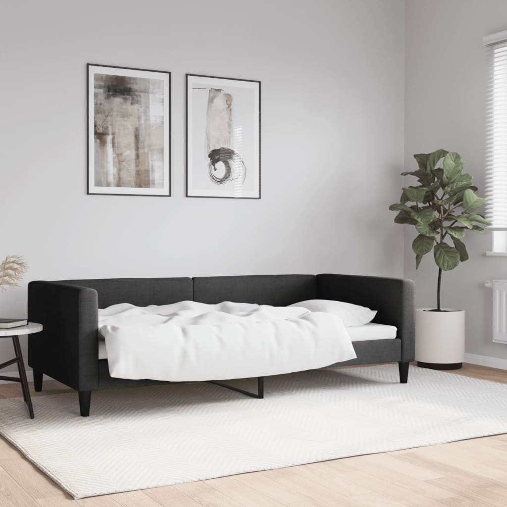 daybed 90x190 cm stof sort