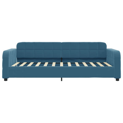 daybed 90x200 cm velour blå