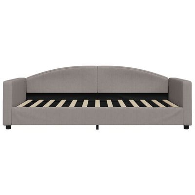 daybed 100x200 cm stof gråbrun