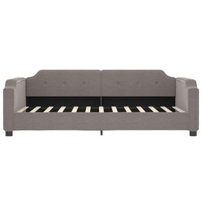 daybed 100x200 cm stof gråbrun
