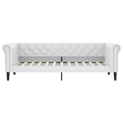 daybed 100x200 cm kunstlæder hvid