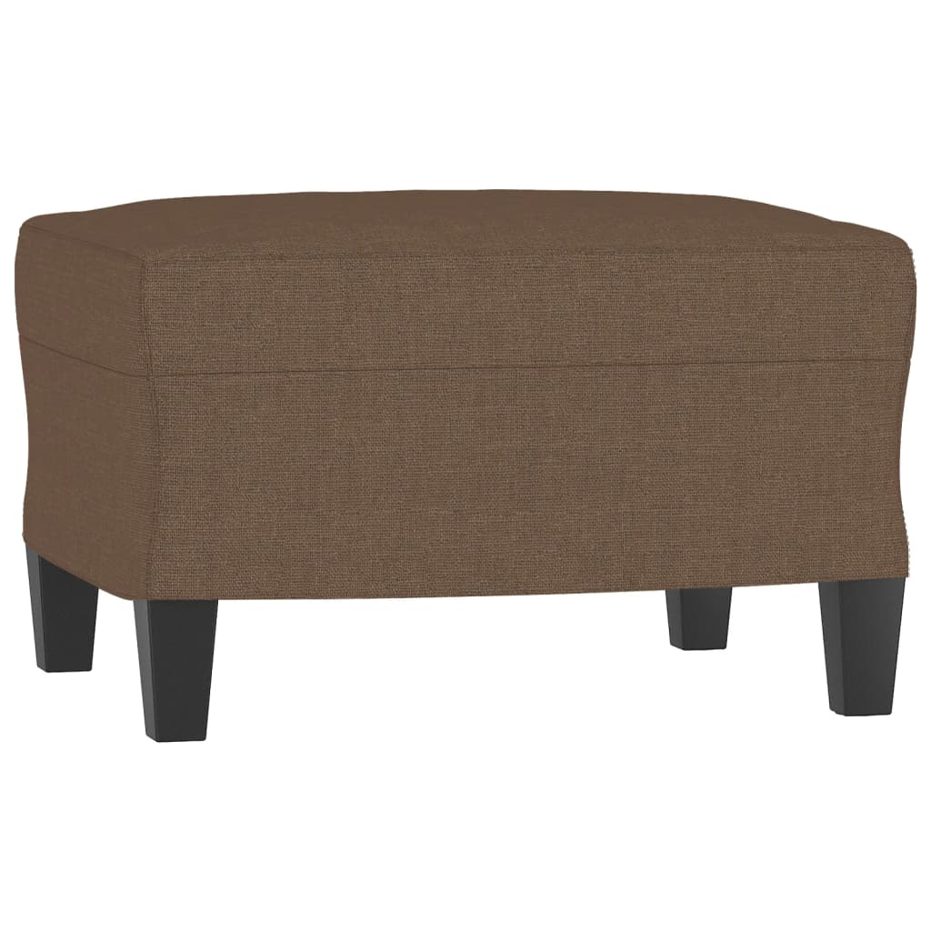 sofasæt 4 dele med hynder stof brun