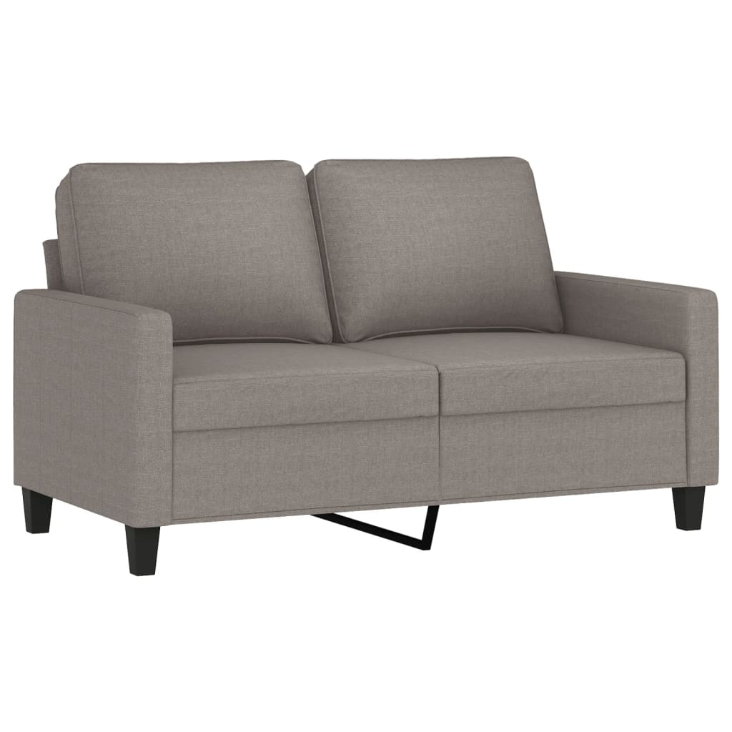 sofasæt 3 dele med hynder stof gråbrun