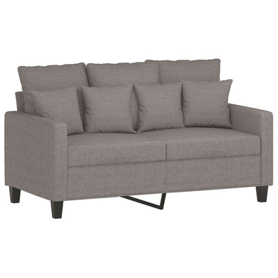 sofasæt 3 dele med hynder stof gråbrun